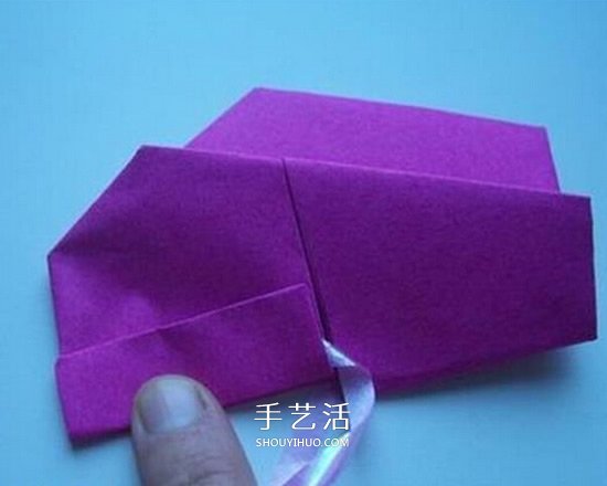 简单鞋子的折法图解 女式纸鞋子怎么折方法(图15)