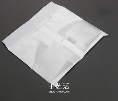 折纸皮夹钱包的教程 带卡包功能纸钱包的折法(图12)