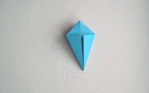 最简单钻石怎么折的方法图解教程(图7)