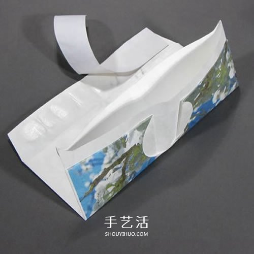 折纸皮夹钱包的教程 带卡包功能纸钱包的折法(图14)