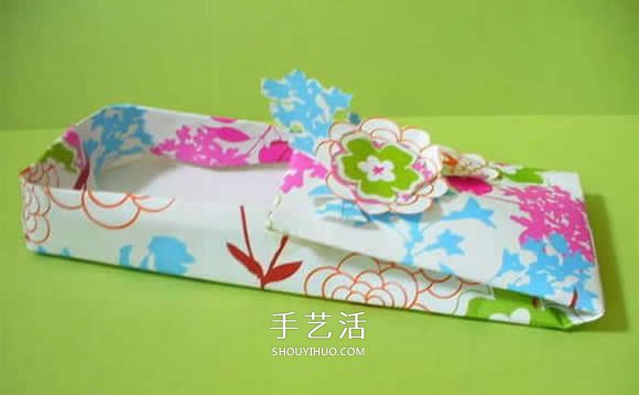 纸拖鞋的折纸方法图解 儿童怎么折拖鞋折法 - 双维造物网