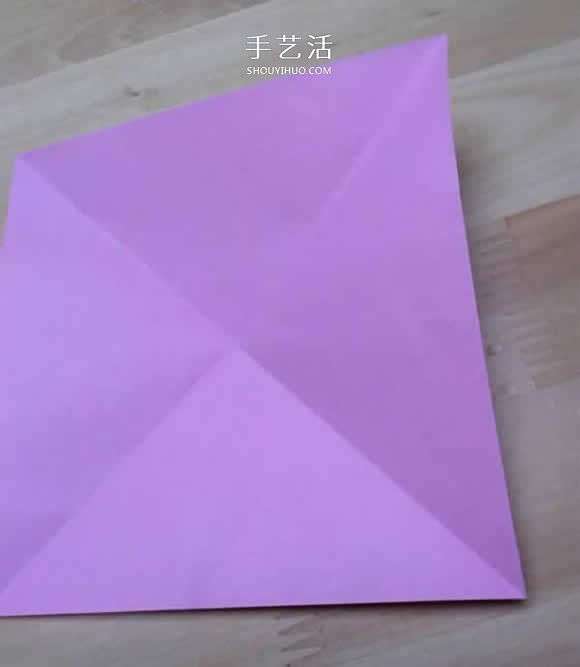旋转纸陀螺怎么折图解 简单花型陀螺折纸教程(图27)