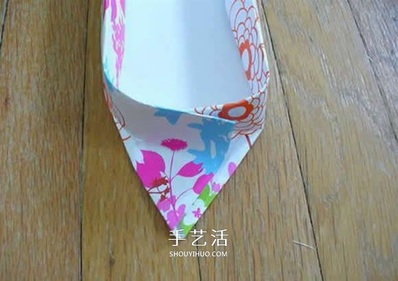 纸拖鞋的折纸方法图解 儿童怎么折拖鞋折法(图9)