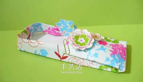 纸拖鞋的折纸方法图解 儿童怎么折拖鞋折法(图14)