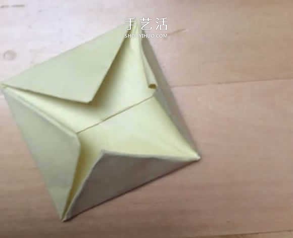 旋转纸陀螺怎么折图解 简单花型陀螺折纸教程(图41)