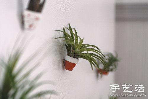DIY手工制作迷你盆栽冰箱贴(图4)