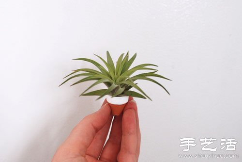 DIY手工制作迷你盆栽冰箱贴(图5)