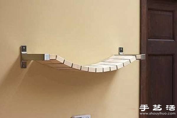 多余木地板废物利用制作时尚创意书架(图7)