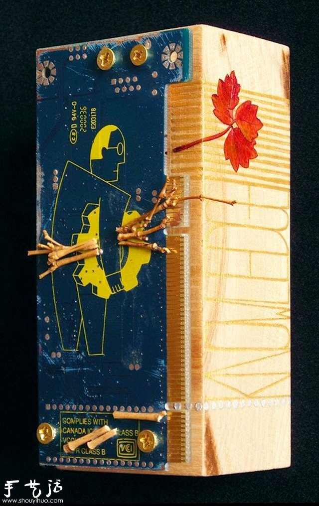 电子垃圾DIY环保艺术画(图4)