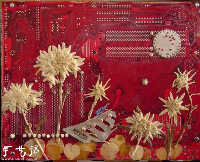 电子垃圾DIY环保艺术画(图5)