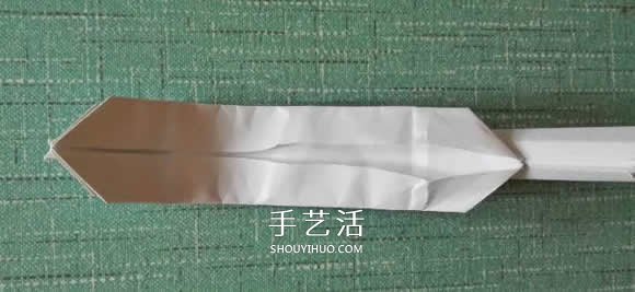 简单现代兵器折纸教程 可爱小坦克的折法图解(图20)