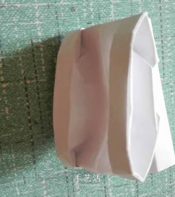 简单现代兵器折纸教程 可爱小坦克的折法图解(图23)