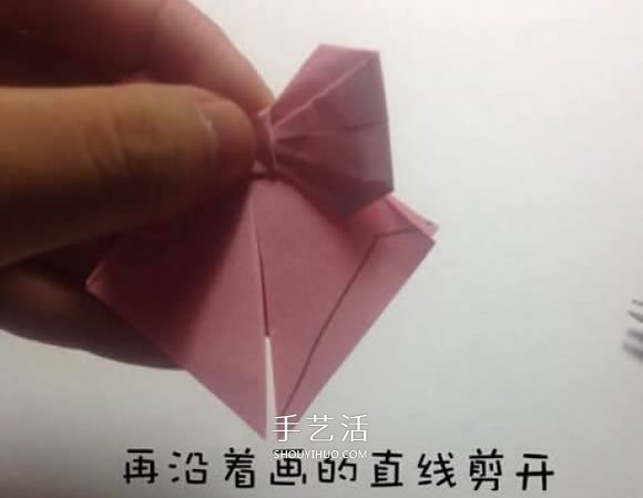折纸蝴蝶结的步骤和图解 简单的蝴蝶结怎么折(图21)