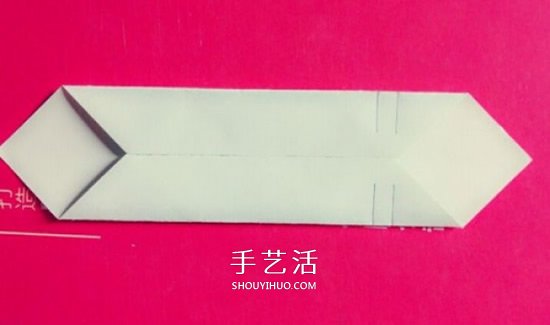 儿童折纸宝剑的图解 怎么折中国古代剑兵器(图6)