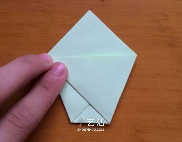 简单的小动物手偶折纸 做出可爱的猫咪手偶(图5)