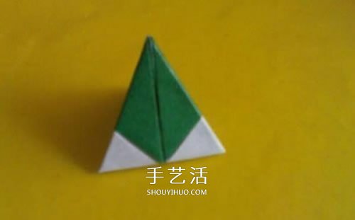 粽子的折法图解简单 纸粽子怎么折的教程 - 双维造物网