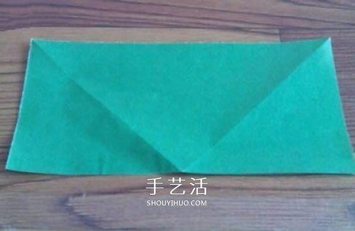 粽子的折法图解简单 纸粽子怎么折的教程(图2)
