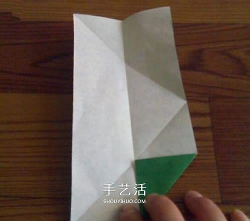 粽子的折法图解简单 纸粽子怎么折的教程(图6)