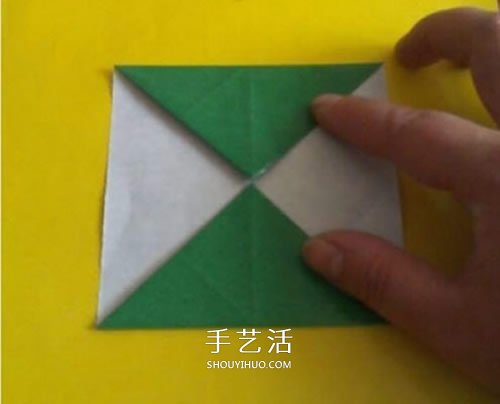 粽子的折法图解简单 纸粽子怎么折的教程(图9)