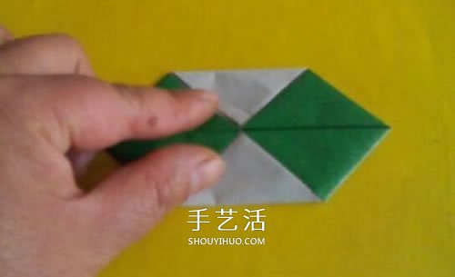 粽子的折法图解简单 纸粽子怎么折的教程(图12)