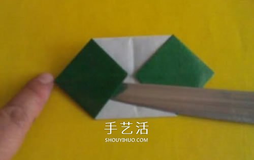 粽子的折法图解简单 纸粽子怎么折的教程(图13)