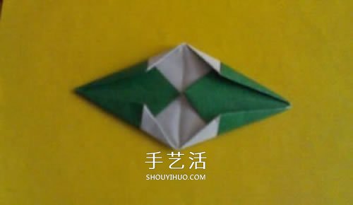 粽子的折法图解简单 纸粽子怎么折的教程(图14)