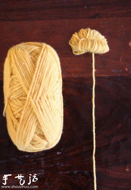 自制书签 DIY制作可爱的毛线球书签(图6)