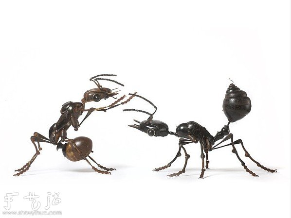 废弃材料DIY的动物与昆虫(图21)