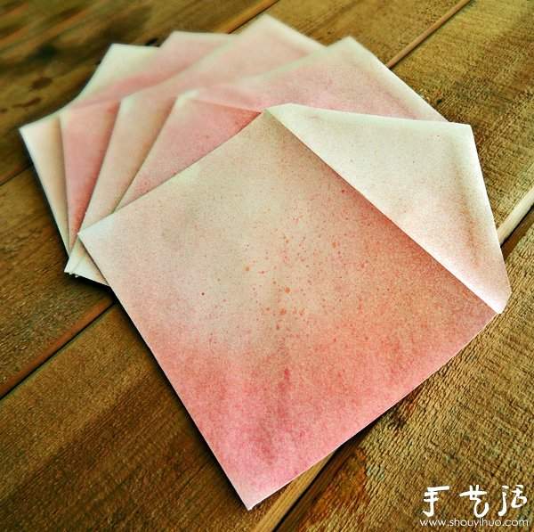 漂亮水彩信封手工制作教程 - 双维造物网