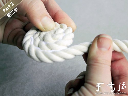 创意手工：编织绳手工DIY小清新花瓶(图3)