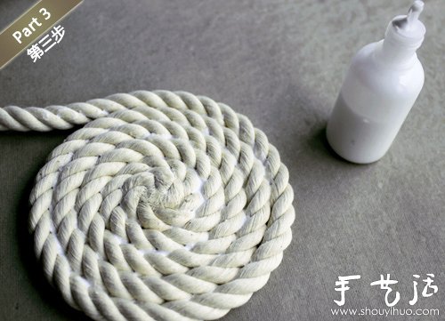 创意手工：编织绳手工DIY小清新花瓶(图4)
