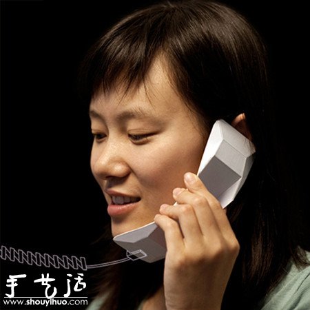 创意立体折纸电话(图1)