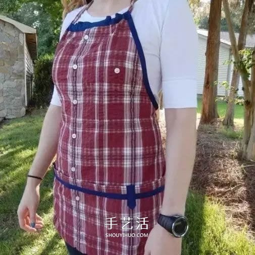旧衣服改造围裙步骤图解 这样的小妙招别错过！(图12)