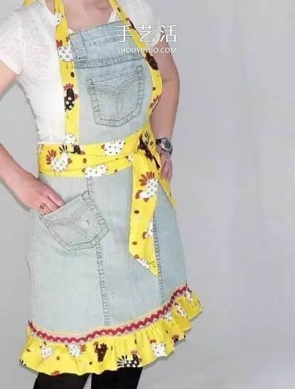 旧衣服改造围裙步骤图解 这样的小妙招别错过！(图21)