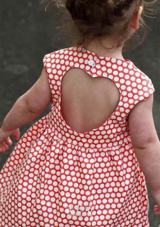 旧衣服布料改造再利用 给女儿做时尚小裙子(图23)