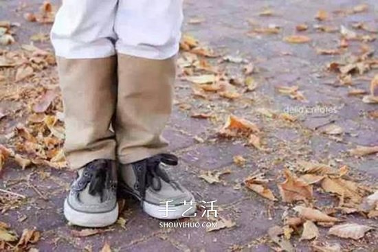宝宝裤子加长的方法 儿童裤子改造加长图解(图11)