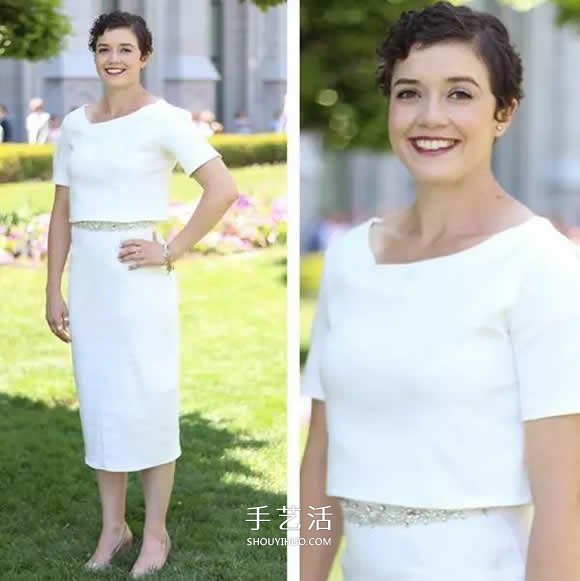 心灵手巧！爸爸的旧衬衫改造成女儿漂亮裙子(图10)
