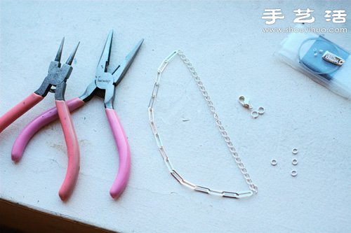 旧衬衫改造手工DIY水晶折领衬衣(图6)
