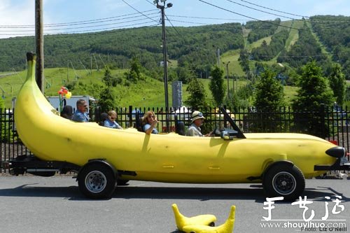 福特车改造的大香蕉汽车(图3)