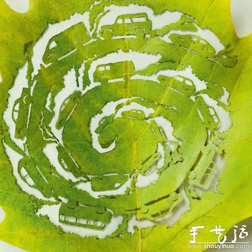 树叶上的精巧雕刻(图5)