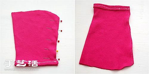 宝宝旧衣服改造教程 DIY简单的撞色宝宝衣(图7)