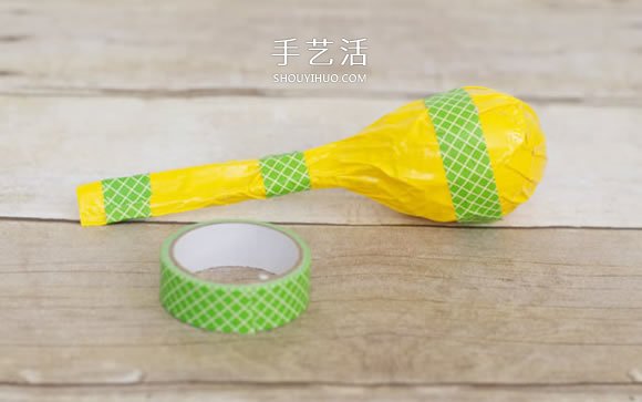 儿童废物利用DIY沙槌乐器玩具的制作方法(图5)