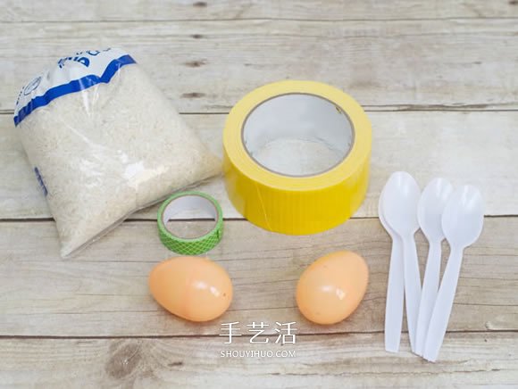 儿童废物利用DIY沙槌乐器玩具的制作方法(图2)