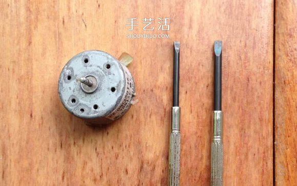 用旧马达DIY制作酷炫陀螺的方法教程(图2)