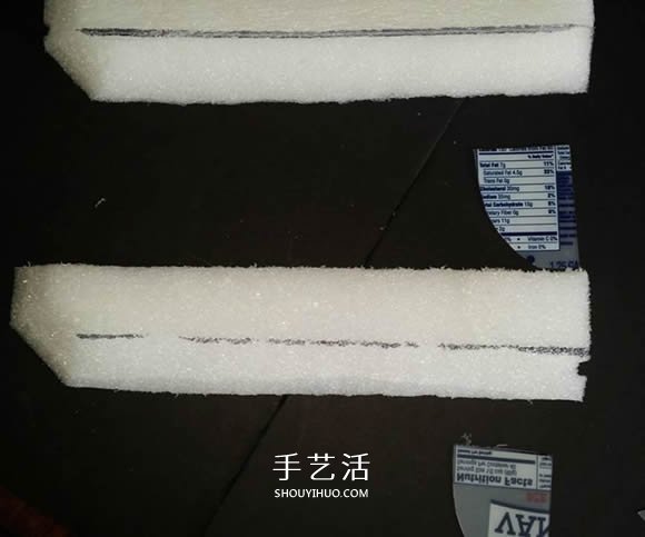 用泡沫板做双体帆船的制作方法图解教程(图8)