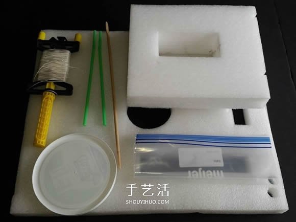 用泡沫板做双体帆船的制作方法图解教程(图2)