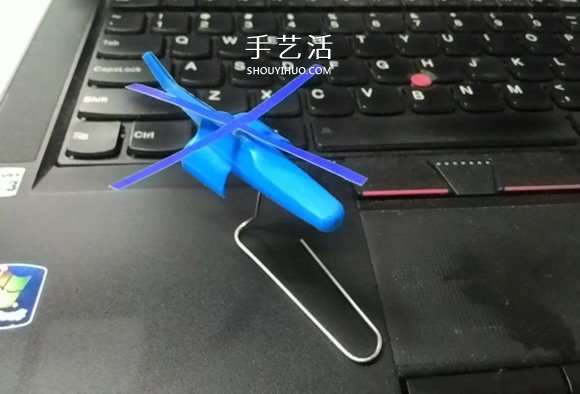 圆珠笔帽手工制作直升飞机模型的方法 - 双维造物网