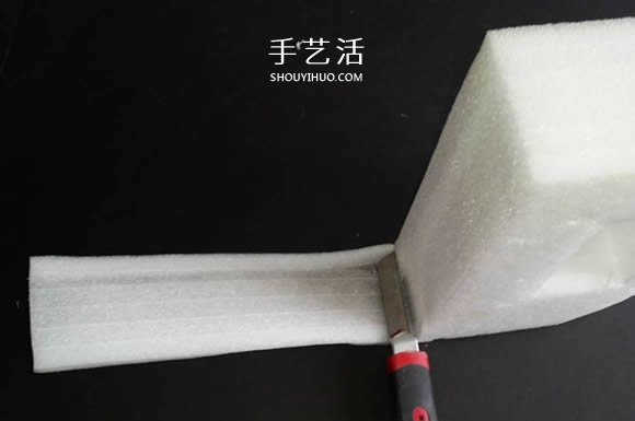 用泡沫板做双体帆船的制作方法图解教程(图4)