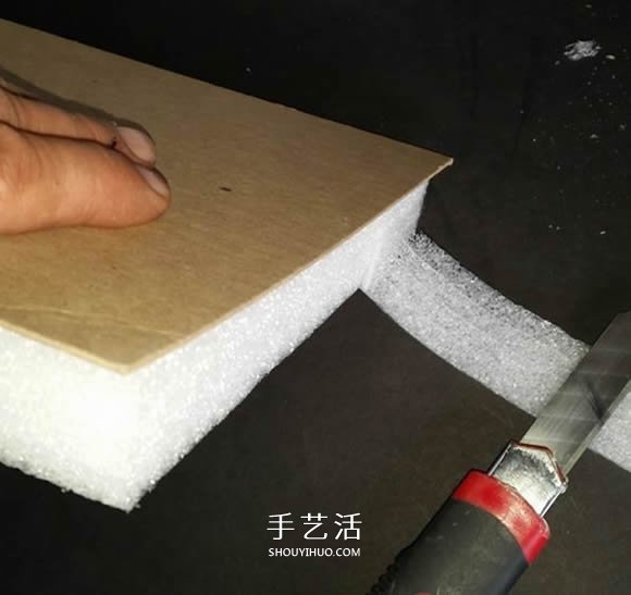 用泡沫板做双体帆船的制作方法图解教程(图12)