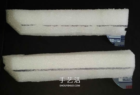 用泡沫板做双体帆船的制作方法图解教程(图11)